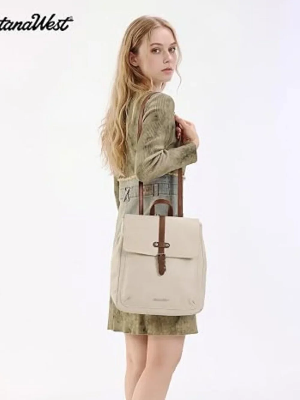 Backpack Purse for Women Casual Daypack Convertible Crossbody Backpack for Trave